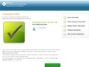 Confirmation page