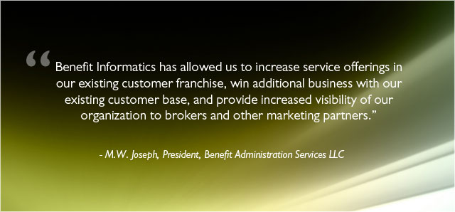 Benefit Administration Services LLC Testimonial